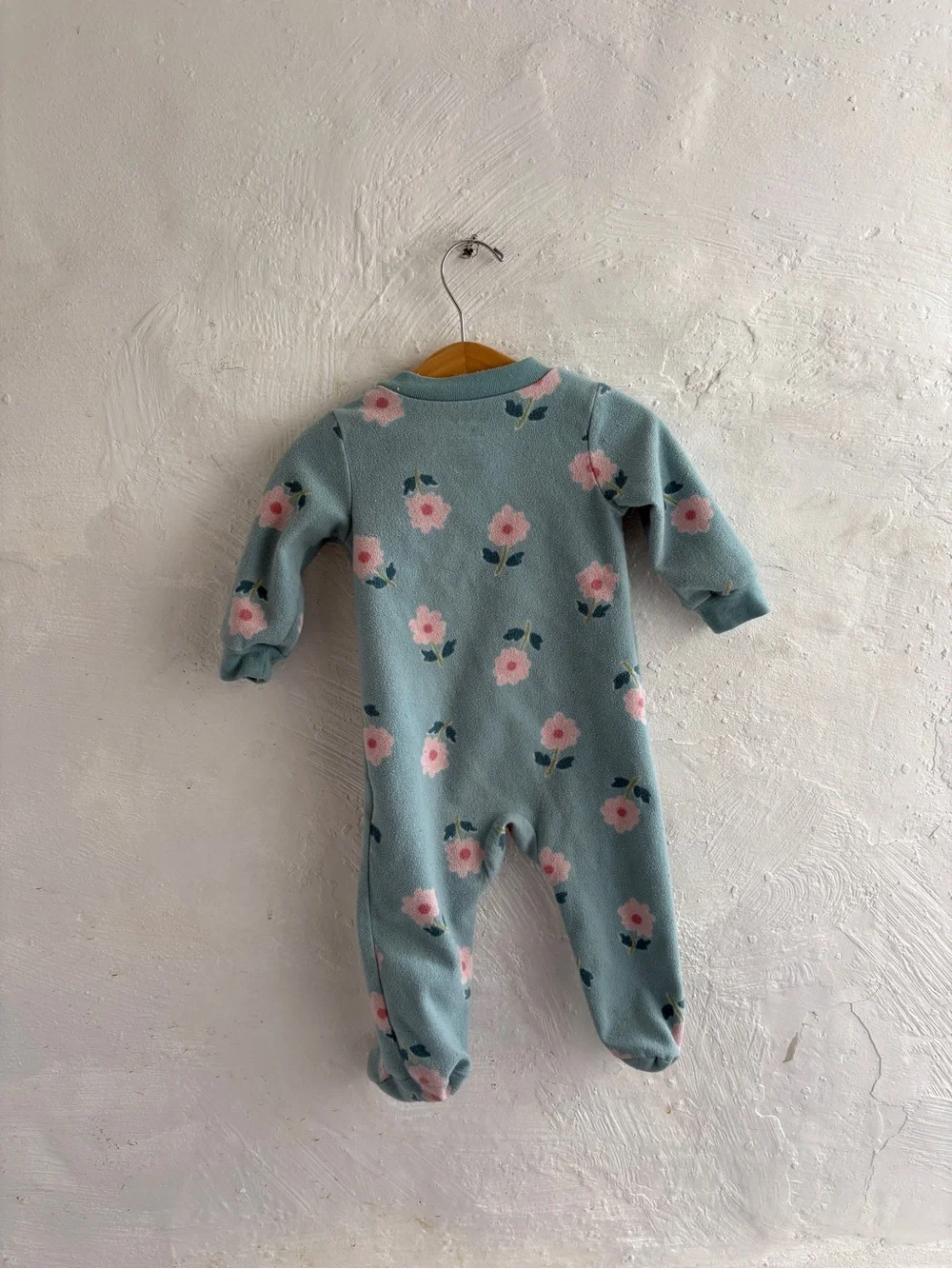 Carters 2 way zipper fleece footy pjs